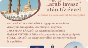 Egyiptom az "arab tavasz" után 10 évvel - előadás és kerekasztal beszélgetés 